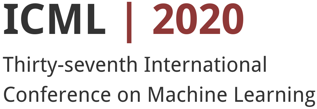 Accepted to ICML 2020